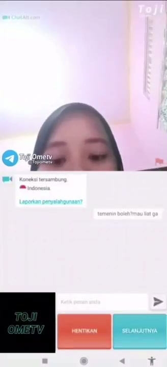 Full sound di temenin mba jilbab item tobrut banget, malu ma...