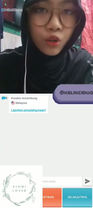 Ometv hijab senyum2 liat rudal gede