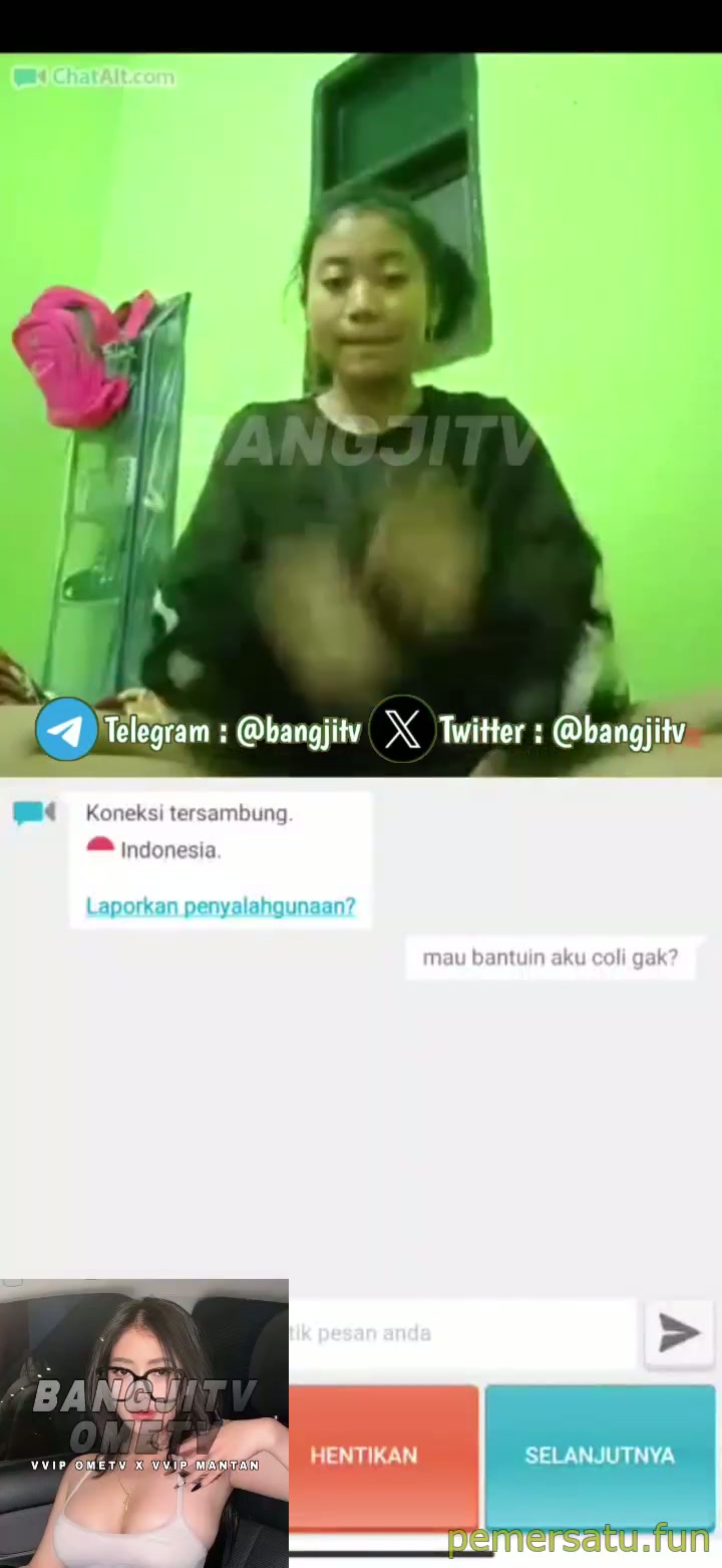 OmeTv Janji Ya Bang Jangan Di Rekam Aku Takut Viral Malu Sama Keluarga