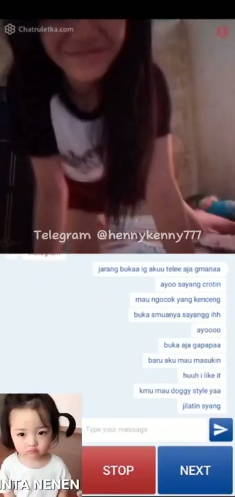 OmeTv Abg cantik akhirnya mau bantuin