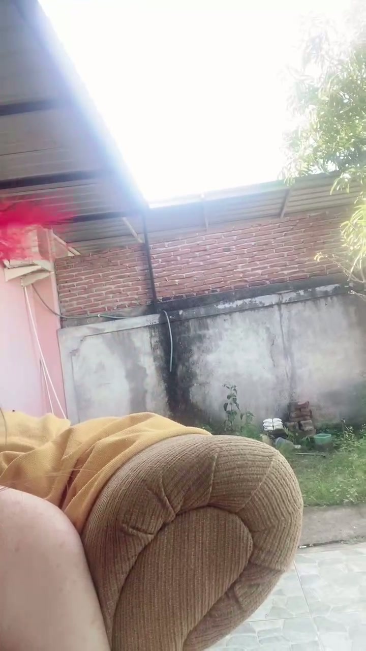 Ngew3 di Teras rumah sama tante tetangga sendiri