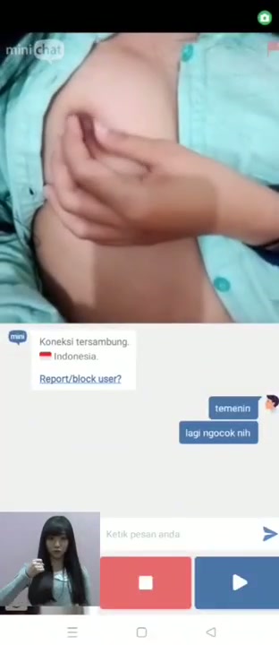 Ome TV Kelojotan kek cacing kena abu